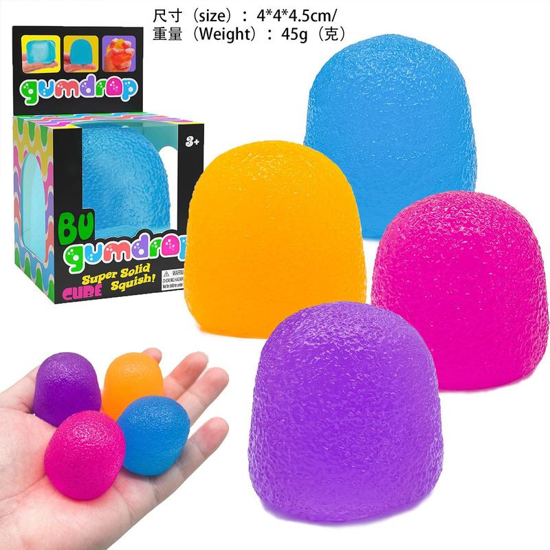 Product Introduction of Muscle Creative Skittles Pinch Candy Malt Sugar Squeezing Toy Decompression Slow Rebound Small Toy 23