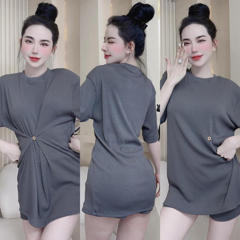 S31 - Set 2 Món Áo Thun Cách Điệu + Quần Nữ Women