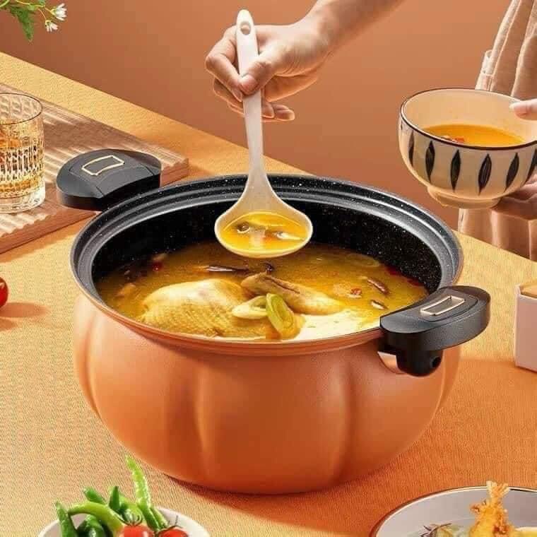 Nồi áp suất bí ngô 8L 28cm ( Màu ngẫu nhiên ) 5