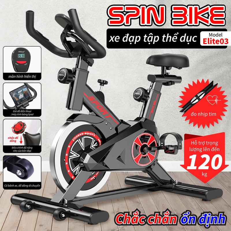 D-(All Model ELITE) Đọc Kỹ Nội Dung)BG Việt Nam Mall- Xe đạp tập gym tại nhà, yên tĩnh,tiện lợi nhỏ gọn.Tập Thể Dục xe  gym