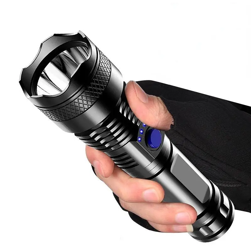 Tactical Lantern Farm Potent Led Rechargeable Lighting with Strob