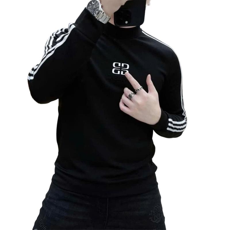 Áo thun sweater nam nữ tay dài mẫu đẹp vải nỉ da cá 4 mùa  Menswear Thun thêu OV Hoodie Dài Tay