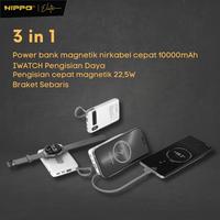 Gambar Hippo Elite Powerbank Othello 8 22,5W Wireless Charging 15W untuk iPhone & Iwatch 10000mAh dengan Teknologi PD Fast Charging & Proteksi Multi - Hitam dari Hippo Indonesia Kota Administrasi Jakarta Pusat 3 Tokopedia