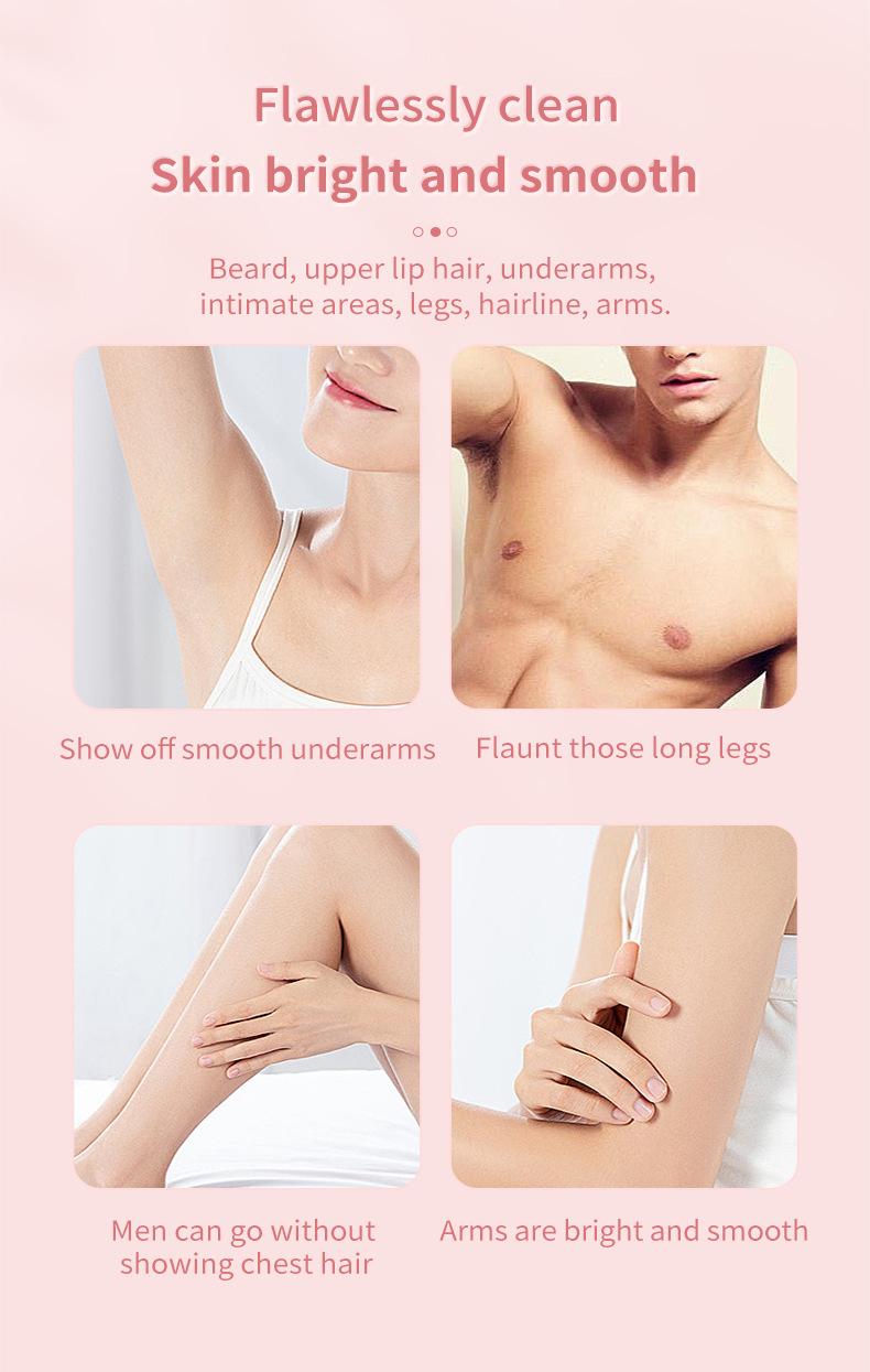 Product Introduction of Ladies Electric Shaving Machine Double Head Female Shaving Knife Female Armpit Hair Private Pubic Hair Household Hair Removal Knife Beard Knife 7