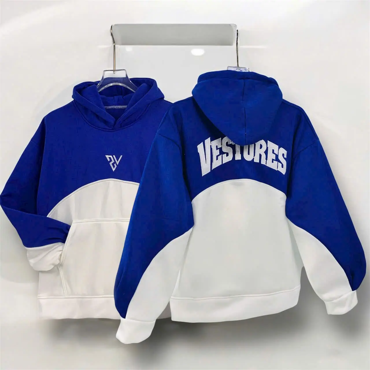 Áo Hoodie Chữ VESTURES Thêu 2 Mặt Thun Nỉ Len Dài Tay Nam Nữ - Kiểu Áo Khoác Tròng Đầu Jacket Chống Nắng -Top Đen , Đỏ Menswear