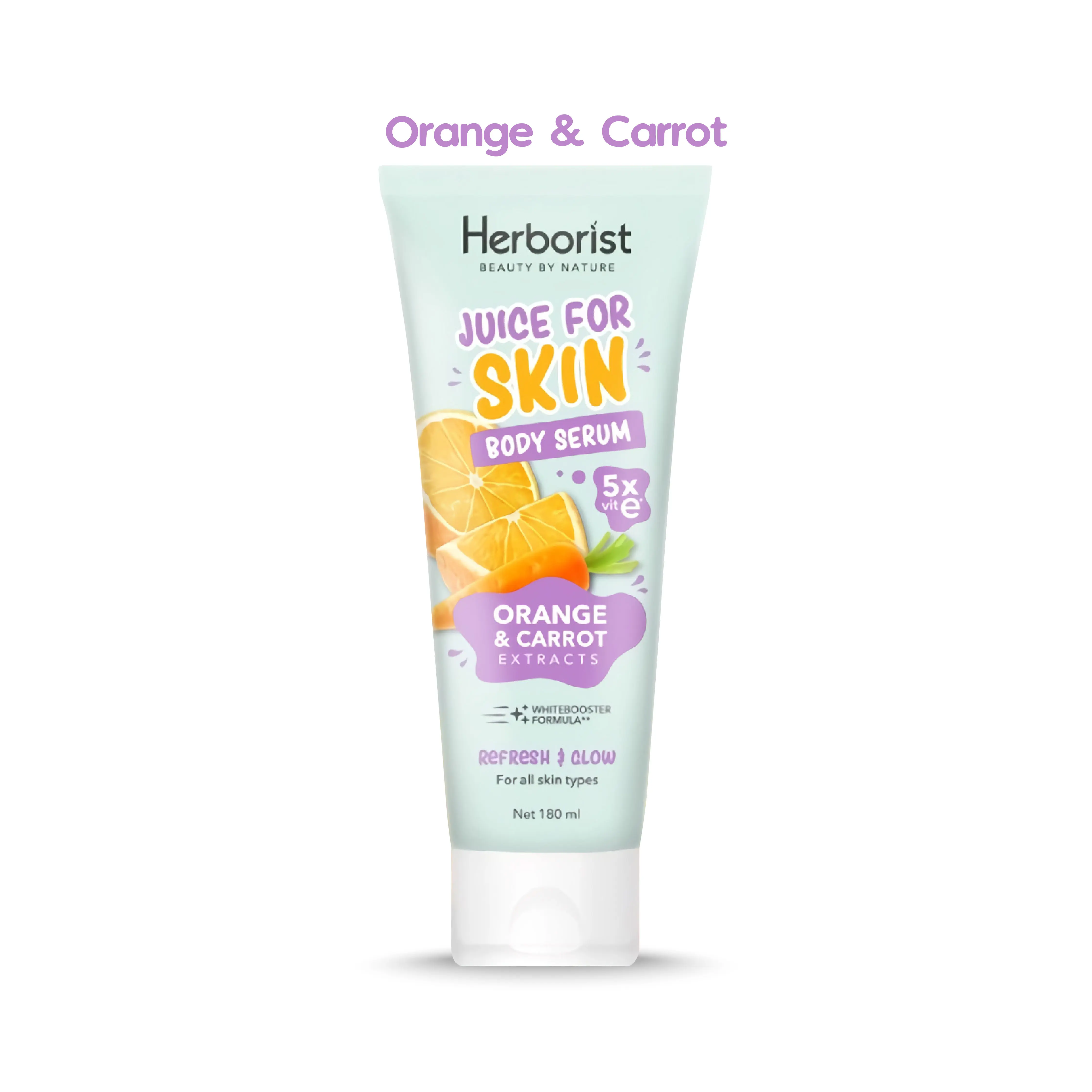 Herborist Juice For Skin Body Serum - Orange & Carrot 180ml