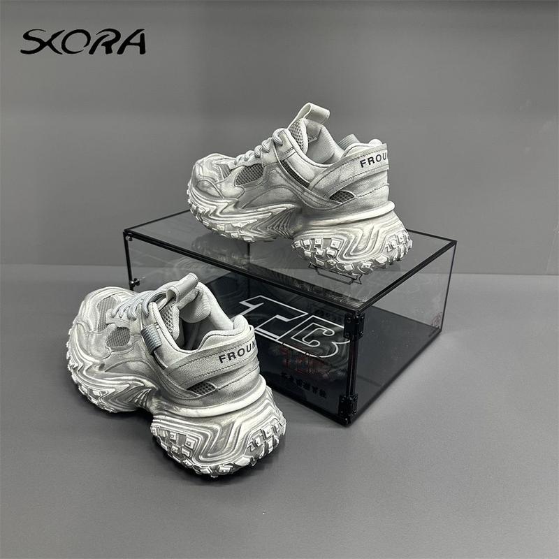 Product Introduction of Giày Thường Ngày Thể Thao, Daddy Lốp, Hàng Mới Về Mùa Hè, Tăng Chiều Cao, Thời Trang, Đế Dày, Lưới Thoáng Khí, Thích Hợp Cho Người Có Ảnh Hưởng Trực Tuyến 9