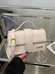 Women's Solid Color Flap Handbag, Fashionable PU Leather Crossbody Bag for Daily Used, Casual Trendy Versatile High-quality Daily Commuting Bag