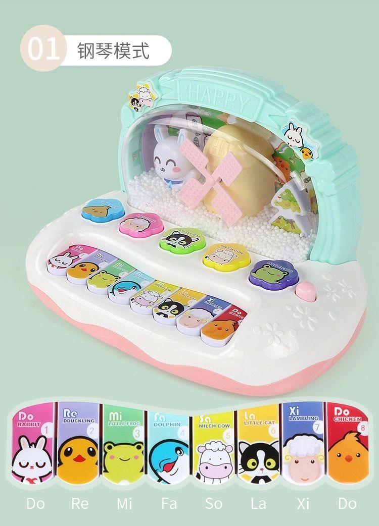 Product Introduction of Đồ Chơi Nhạc Cụ Trẻ Em, Đàn Piano Điện Tử Cho Bé, Thích Hợp Cho Trẻ Sơ Sinh 0-1-3 Tuổi, Giáo Dục Sớm Cho Trẻ Sơ Sinh, Đồ Chơi Cho Bé Trai Và Bé Gái 2-4 Tháng Tuổi, Giáo Dục, Năm 2025 Với 37.000 Đánh Giá 6