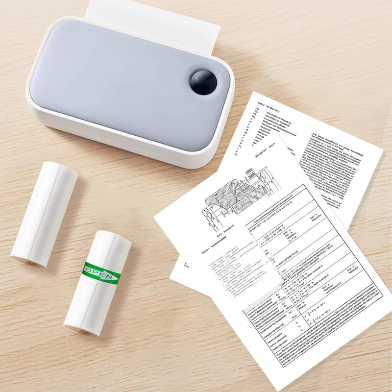Product Introduction of 20PCS Mini Printer Paper Thermal Sticker Paper Self-adhesive Printer Paper Photo Printer Labels For Photos Notes 5.7 x 2.5cm 12