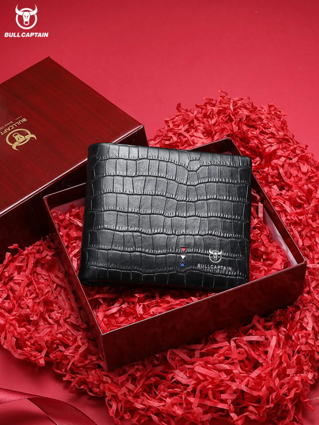Men's Business Fashion Crocodile Embossed Wallet, Trendy Wallet with Card Slots, Casual Versatile Wallet for Work & Daily Use