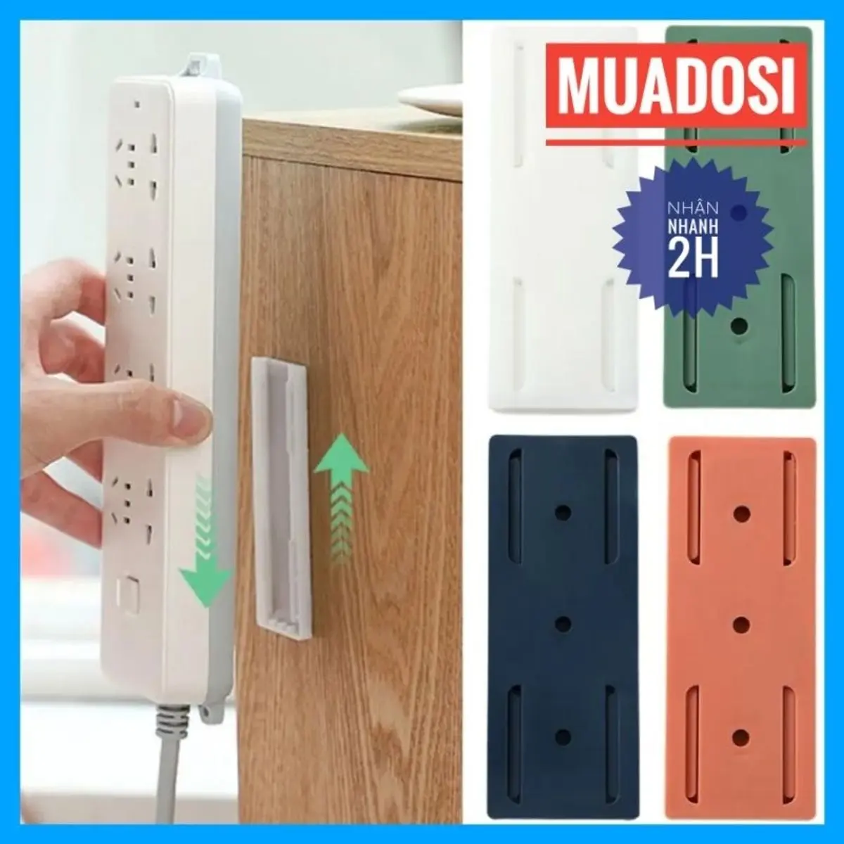 Dụng Cụ Treo Ổ Điện Cố Định Ổ Điện Giá Đỡ Ổ Điện Nhiều Màu  Gọn Gàng Tiết Kiệm Diện Tích