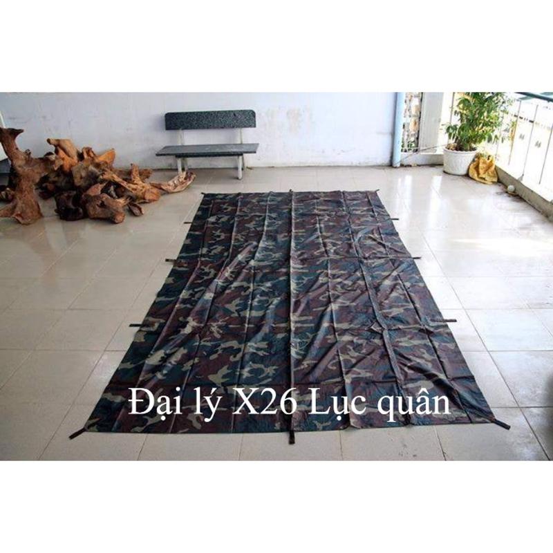 Tấm tăng che võng, dựng lều - võng - cuộn dây 16m, Tấm mưa nilon, tấm bạt trải đi phượt dã ngoại 8