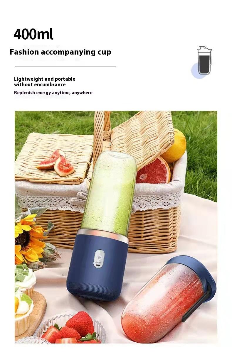 Product Introduction of Juicer Cup Portable Charging Small Household Juice Cups Student Automatic Multifunction Juicer Powerful power, fast juicing, one-button cleaning function, multi-scene applicable juicer 15
