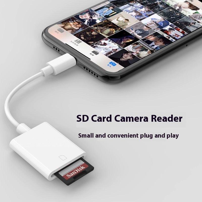 SL for iPhone Apple phone card reader TF/SD card camera Android typec universal U disk OTG adapter 1