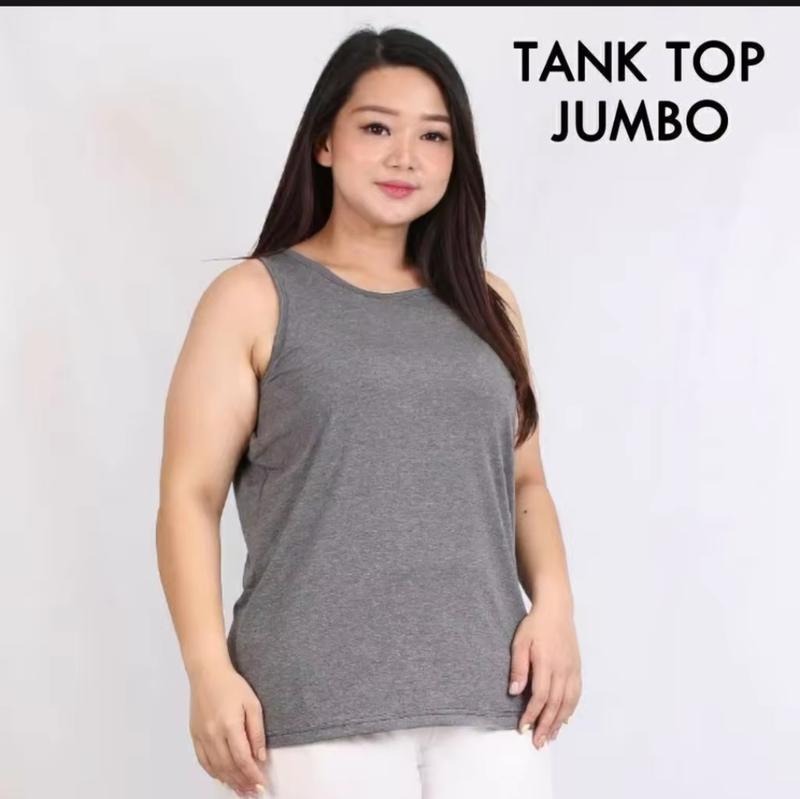 Product Introduction of PROMO 3PCS TANKTOP TALI LEBAR BAHAN KAOS/ADEM/TIDAK NERAWANG/ELASTIS Wanita Hitam 2