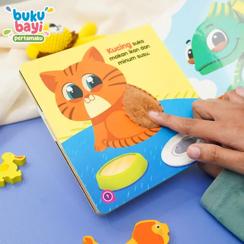 Buku Bayi 0 sampai 6 bulan Boardbook - Buku Bayi Pertamaku Berfitur Anak 4