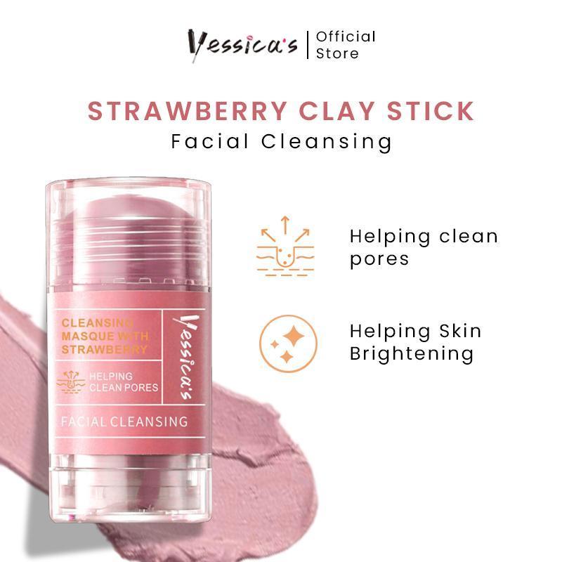 Product Introduction of FYC - Yessica's Tea Tree & Strawberry Anti Pores & Acne Clay Stick Mask 26