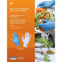 Gambar KLEENGUARD G10 Flex White Nitrile 54339 Gloves Size L, 100 gloves dari ONEBIZ.id Kab. Bogor 2 Tokopedia