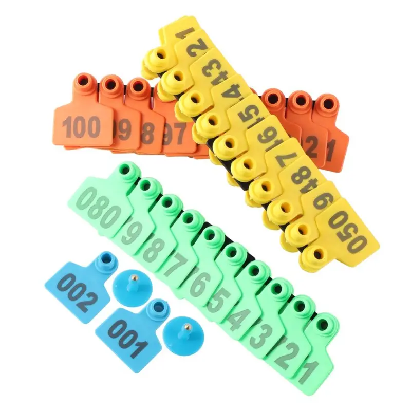 Đánh dấu tai cho lợn, 20 cái, Thẻ tai cho dê, Thẻ tai cho gia súc, Nhãn hiệu ID, cho lợn, cừu và dê, 5x4cm 5