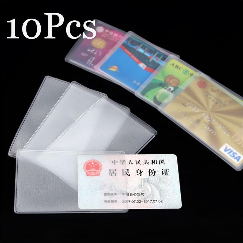 Product Introduction of Portable  Protect Credit Cards Anti-magnetic PVC Card Case Bank ID Card Sleeve ID Card Holder Card Cover 8