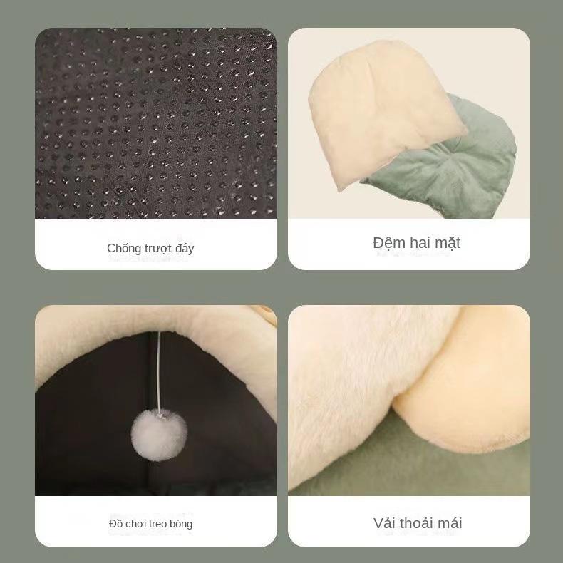 Product Introduction of Giường cho thú cưng, Thiết kế kín đáo cho 4 mùa, Thiết kế làm ấm mùa đông, Dễ dàng tháo rời và giặt, Thích hợp cho cả mèo và chó Con lều  cho  mèo puppies  house  khăn giường  tầng  mèo giường  tầng  cho  mèo cat  box  house puppy  house cat  tree dog  ho 0