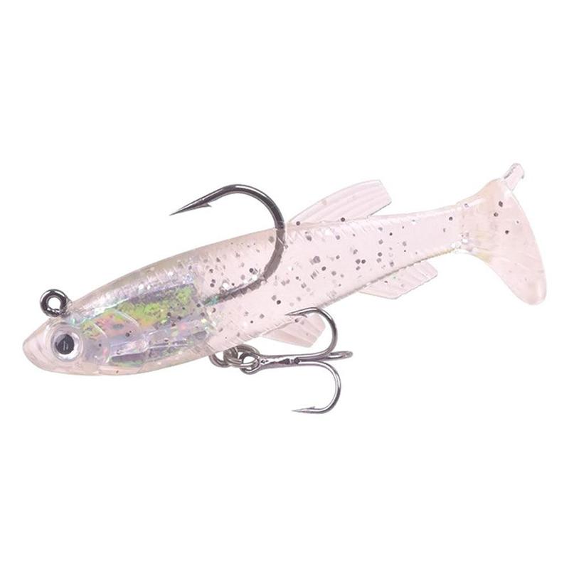 Product Introduction of T Tail Soft Bait Package Lead Fishing Bait Fake Bait Set 7 5cm 12g Bionic Double Hook Lure For B1O7 26