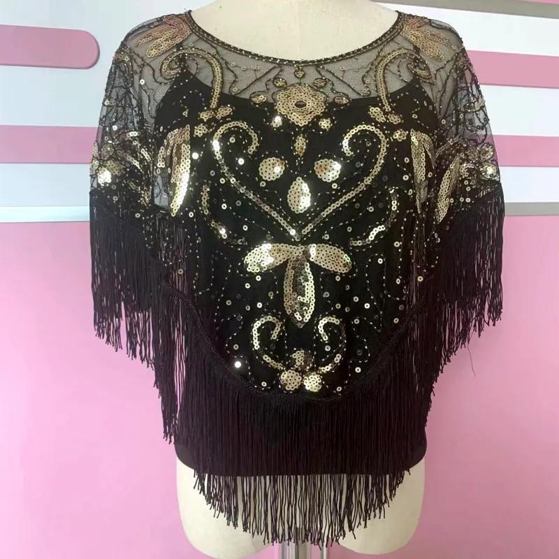 Áo Thường Ngày Kim Sa Lấp Lánh Hàng Mới Về, Dành Cho Nữ, Khăn Choàng, Ren Lưới, Áo Cardigan, Mỏng Và Dễ Phối Đồ, Áo Nắm, Áo Choàng Cổ Điển Thanh Lịch, Đồ Trang Trí, Thích Hợp Cho Váy Dạ Hội, Bolero, Nữ, # 88 4