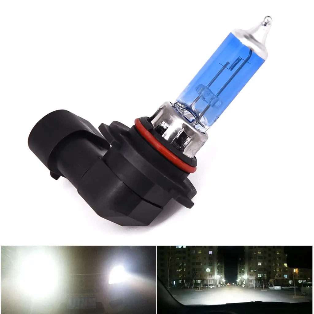 Bóng đèn pha ô tô, < Shi Jia >, 9005 HB3, 100W, Ánh sáng Halogen sáng trắng, Đèn 12V, 6000K