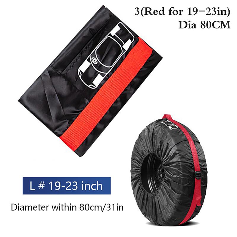Product Introduction of Tire Cover Case Car Spare Tire Cover Storage Bags for Cars Wheel Accessories Portable Wheel Bags 22