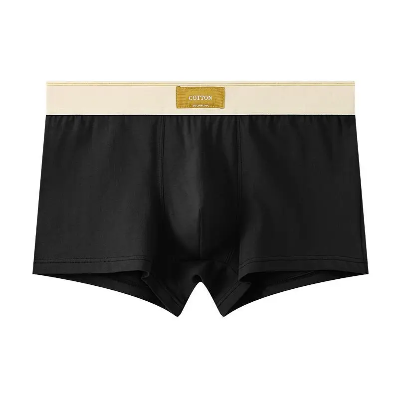 Quần Lót Nam, AUN, Quần Lót Boxer Cotton Nguyên Chất, Dáng Rộng Vừa Vặn, Thiết Kế Góc Phẳng, Chất Liệu Thoáng Khí, Quần Đùi Cao Cấp, Thích Hợp Cho Nam Giới 5