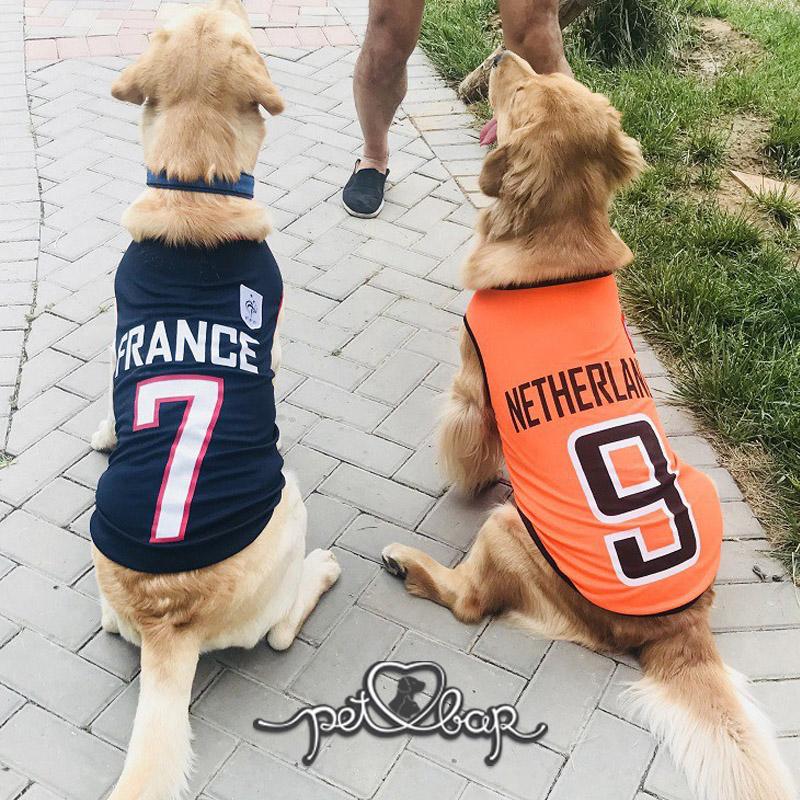 Áo sát nách cho chó lớn chất liệu vải lưới thoáng khí với thiết kế kiểu dáng thể thao khoẻ khoắn