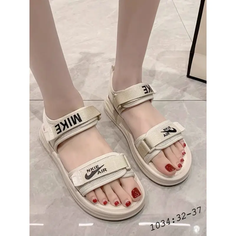 Dép sandal Nữ 2 quai hoạ tiết cá tính Mike DéP Shoes 3