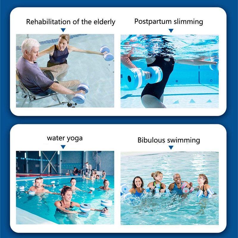 Product Introduction of Aerobics Foam Aerobic fitness Pool exercise Water sports The dumbbell water Water floating dumbbell Fitness equipment 12