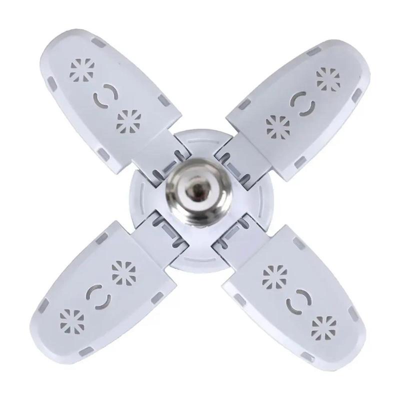 Product Introduction of 28W Fan Shape LED Bulb E27 LED Lamp Foldable 220V 110V Light Bulbs For Home Living Room Warehouse Garage Ceiling Light 34