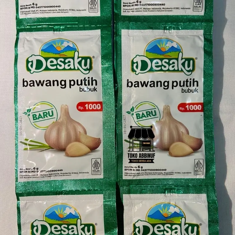 1 PCS - DESAKU BAWANG PUTIH BUBUK 6g Ecer