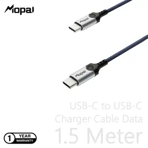 Mopai KT112 Kabel Data 1.5M PD Type C to Type C Fast Charging 60W Max Cable USB C to C 3A PD 2.0 150CM 1.5Meter