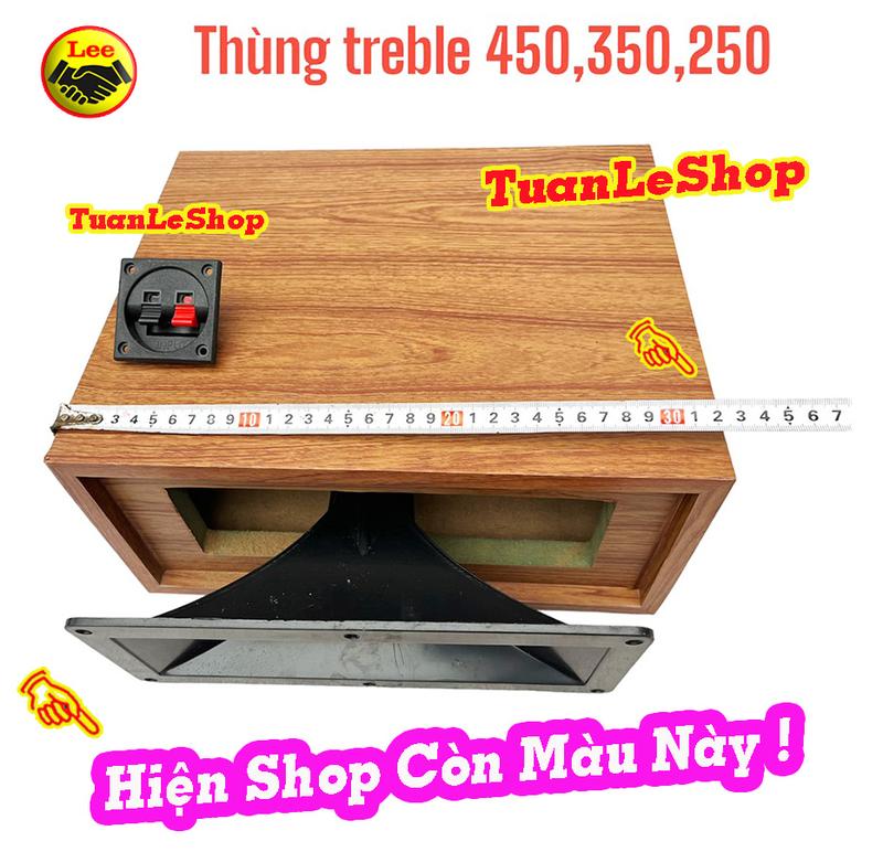 VỎ THÙNG LOA TREBLE 450, 350, VÀ TREBLE 250 – LẮP VỪA CÁC LOẠI CỦ LOA TREBLE KÈN TỪ 12CM ĐỔ LẠI - GIÁ 1 VỎ THÙNG + TÙY CHỌN