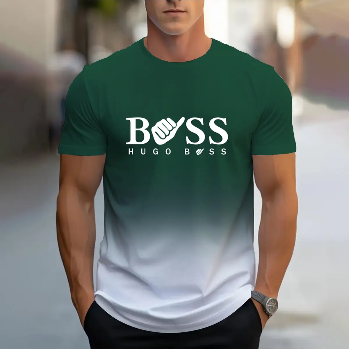 Summer 3D printed MEN'S loose summer T-shirt digital printed crew neck casual T-shirt short sleeve T-shirt available colors streetwear