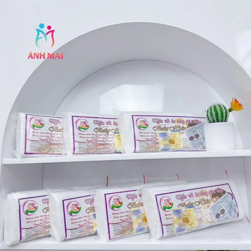 FS[MUA 10 TẶNG 1] Combo 10 gói khăn vải khô đa năng Hiền Trang 170-200gram Cho Bé 7