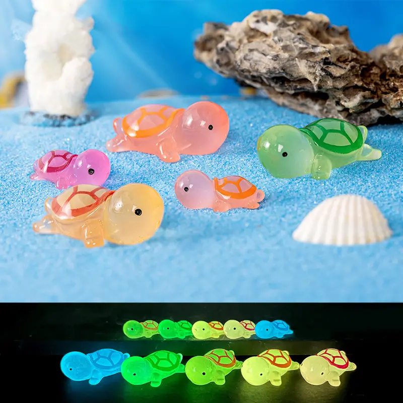 Bồ Hóng Cảnh Quan, Chất Liệu Resin, Đồ Trang Trí Bể Cá Trong Vườn Thủ Công, Phụ Kiện Tự Làm, Mini, Phát Sáng, Thiết Kế Hoạt Hình Dễ Thương, Trang Trí Nội Thất 6