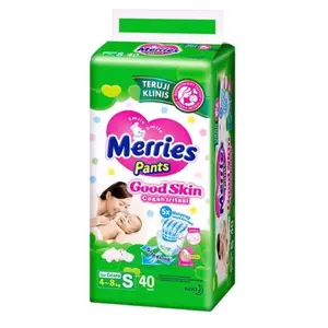 Merries Pants Good Skin Ukuran S Isi 40 / Pampers Celana