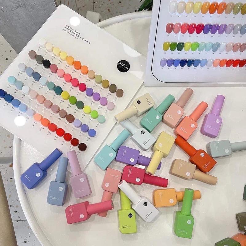 Set Sơn Gel Jikai 60 màu 2 bảng màu cao cấp hàng chuẩn chính hãng Tặng kèm base top 2 bảng màu