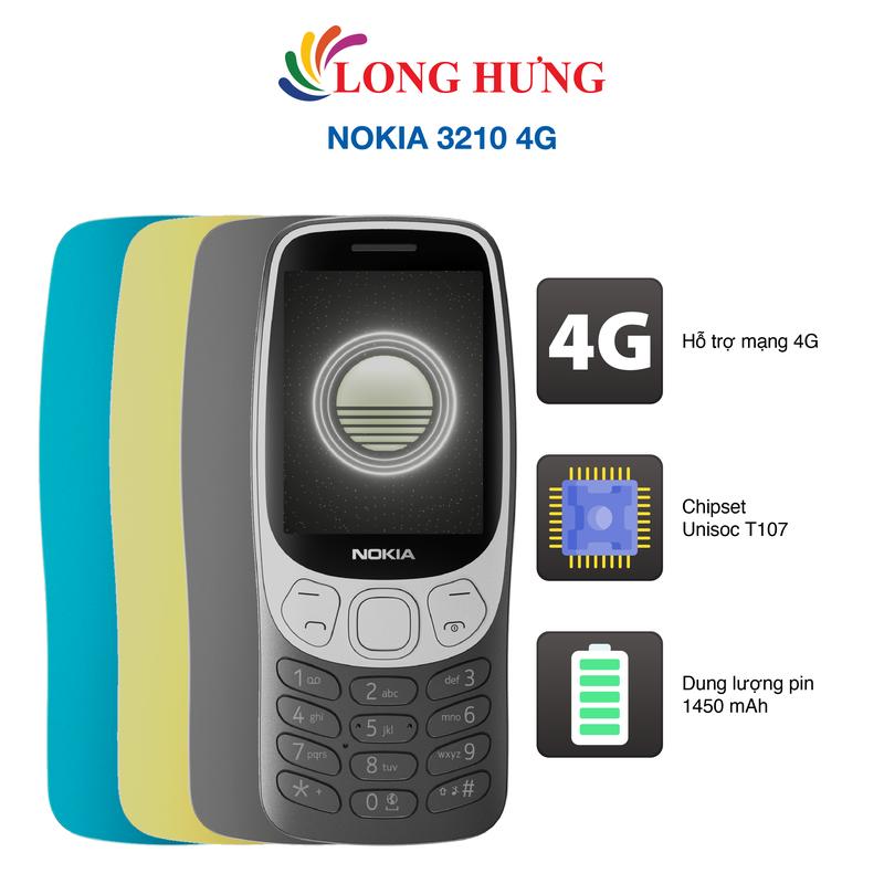Điện thoại Nokia 3210 4G - Hàng chính hãng