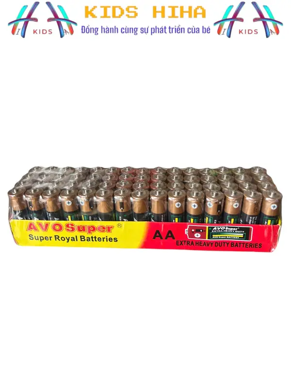 Pin AA 1.5V SUPER AVO, LỐC 60V PIN 2A 1.5V,  PIN BỎ ĐỒNG HỒ TREO TƯỜNG, MIC KARAOKE ,... 3