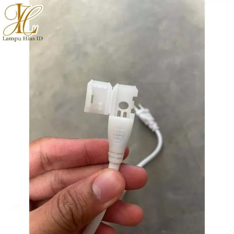 adaptor LED strip jepit lampu selang colokan lampu LED socket jepit