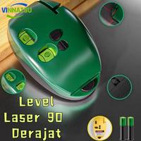 Gambar Vinnatsu Level Laser 90 Derajat Siku Infrared Horizontal Vertical  DC02 Alat Ukur Siku Kelurusan Lantai Permukaan Sudut - Kuning dari Vinnatsu MALL2 Kab. Tangerang 1 Tokopedia