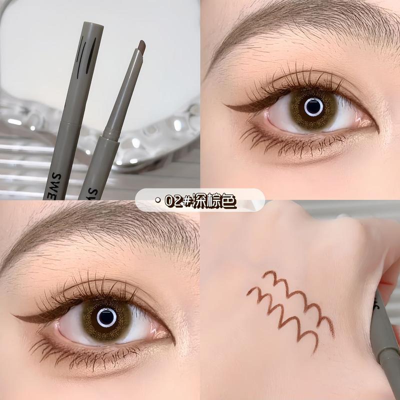 Product Introduction of SWEET MINT Machete Eyeliner Pen Long lasting Waterproof Sweatproof Not easy to smudge Outline down to shadow aegyo sal pen Lipliner Makeup Cosmetic 13