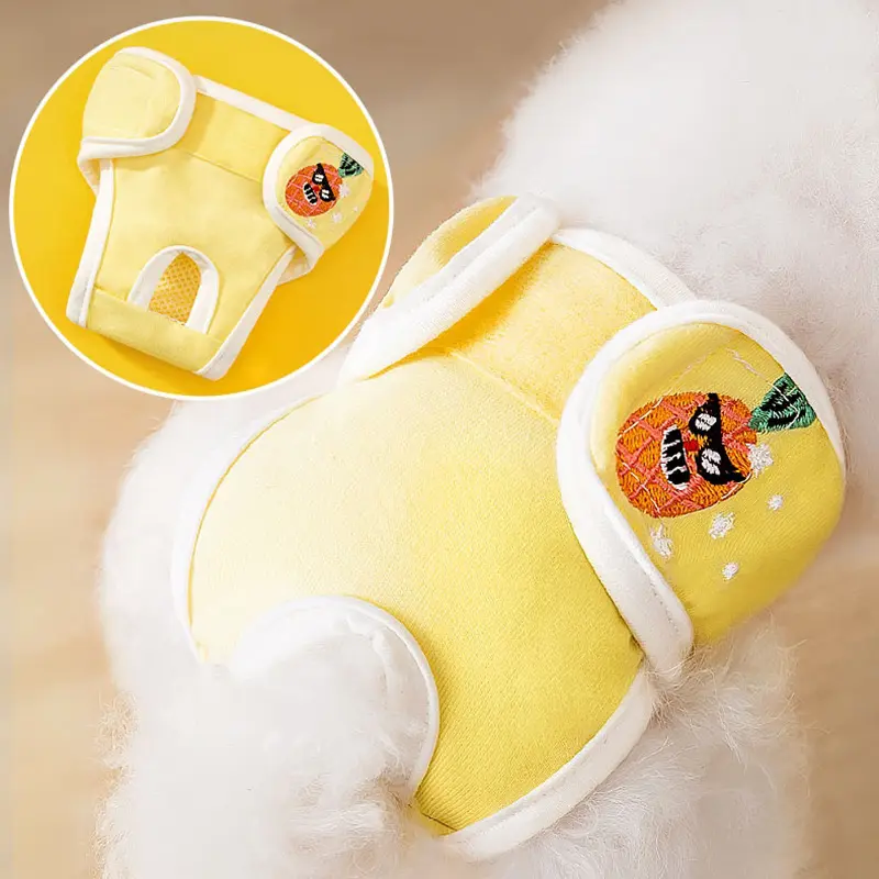COMBO 2 Món Gồm Tã Lót Và Yếm Quần Sinh Lý Cho Chó Cái Quần Chip Chó Mèo Thú Cưng Ngày Rụng Dâu Giá Rẻ Hihapet. 2
