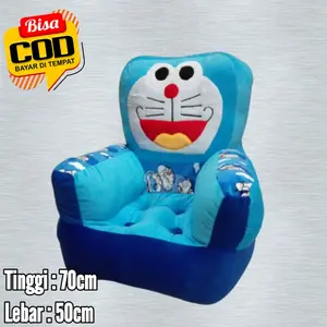 Sofa Anak Karakter Lucu / Sofa Duduk Anak Usia 1-7 tahun Bisa Pake Nama